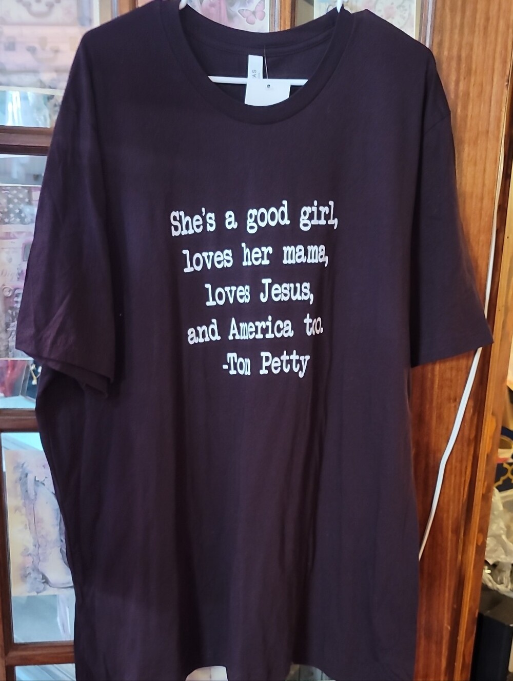 Bella Canvas Black Graphic Tee with White Text